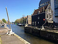 Sint Antoniesluis sluice gates in Amsterdam