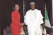 with Umaru Yar'Adua