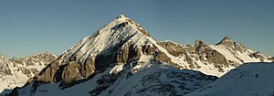 The Gamsleitenspitze in Obertauern as seen from the west side