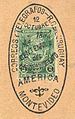 1c green, 1892 issue, with postmark commemorating 4th centenary of Columbus