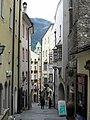 Langer Graben im Zentrum von Hall