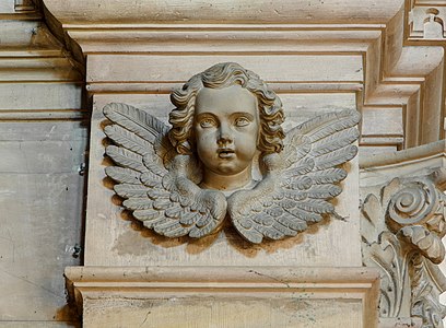 Bas-relief in St Maimboeuf church, Montbéliard.