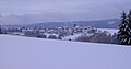 Schwarzenbach am Wald im Winter, Ansicht von Osten