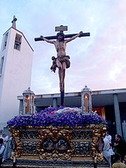 Español: Primera salida del Cristo del Amor.