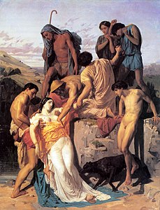 Zenobia found by Shepherds on the banks of the Araxes 1850