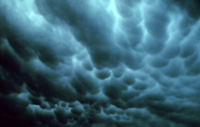 Mammatus clouds, Tulsa.