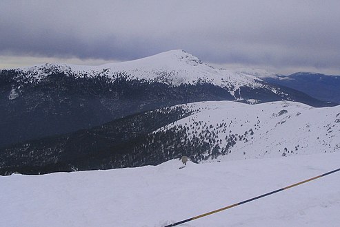 Winter view from Bola del Mundo