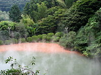 Chinoike Jigoku in Beppu, Oita prefecture, Japan.