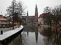 Fyris River in Uppsala (December 2007).