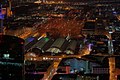 station area, seen from "Maintower" at nighttime