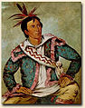 Há-tchoo-túc-knee, Snapping Turtle, a Half-breed 1834 (Chief Choctaw Peter Pitchlynn)