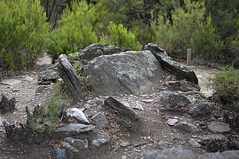 Dolmen of Collets de Cotlliure, Argelès-sur-Mer, French Pyrénées.