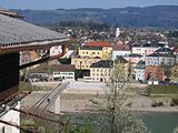 Unteres Salzachtal: Salzach bei Oberndorf