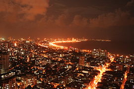 City centre at night