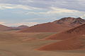 Sossusvlei, Aussicht von Düne 45