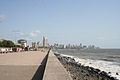 Breach Candy and Nepean Sea Road seen from Worli Seaface.