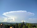 Large anvil (incus) over Cumulonimbus capillatus