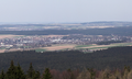 Blick vom Großen Kornberg auf den Hauptort