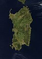 La Sardegna vista dal satellite Satelite view