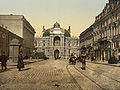 Richelieu Street in Odesa - Opera theatre (Вид на оперный театр со стороны Ришельевской, 1890-е годы)