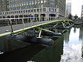 West India Quay Bridge, Canary Wharf, London, UK