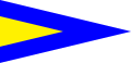 US Navy "First Substitute" signal pennant