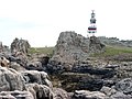 Phare du Creac'h sur l'ile de Ouessant, Bretagne, France