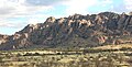 Dragoon Mountains, Arizona, viewed from the south.