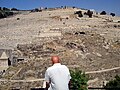 Mount of Olives viewed from the Old City showing the Jewish cemetery (2003).