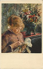 Thumbnail for File:Lady Sewing.jpg