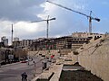 Construction on the new Mamilla complex