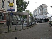 Ingang metrostation Dijkzigt