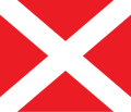 Signal flag for the number 4