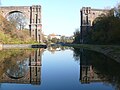 Viaduktreste der ehemaligen Schlackenbahn