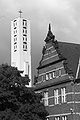 ehemalige Kaserne Mühlenweg Blick auf katholische Kirche Schellngstraße