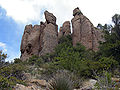 Hoodoos of rhyolite in Chiricahua National Monument, southeastern Arizona.