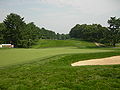 The 17th hole of the Congressional Country Club's Blue Course during the 2007 AT&T National tournament.