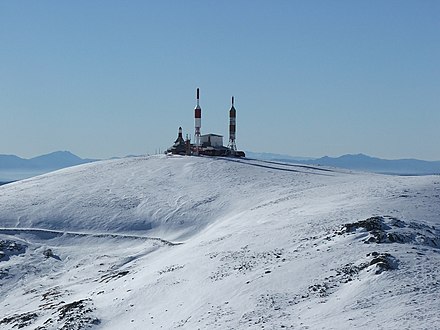 TV Antennes of the summit