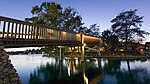 Bridge across North Lake, Woodbridge, Irvine, California