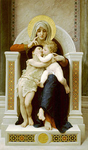 Madonna with child and John the Baptist 1875