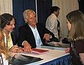 Writer Frank Spotnitz and Chris Carter, creator of The X-Files