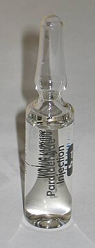 Paraldehyde ampoule