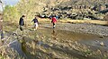 Mojave River in Afton Canyon, California (March 2010).