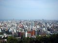 鹿児島市街地を城山より望む（2005年撮影） City views from Shiroyama(2005).