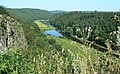 Čeština: Pohled na část přírodní rezervace Krašov a řeku Berounku, okres Plzeň-sever English: Part of Krašov nature reserve and river Berounka, Plzeň-sever District