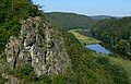 Čeština: Pohled na část přírodní rezervace Krašov a řeku Berounku, okres Plzeň-sever English: Part of Krašov nature reserve and river Berounka, Plzeň-sever District