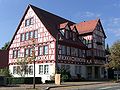 Town hall viewed at the front angle