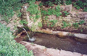 Shipot, a common source of drinking water in a Ukrainian village.