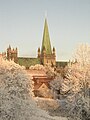 Nidaros Cathedral in the winter sun