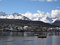 Vista de Ushuaia desde la pasarela Pedro Luis Fique.